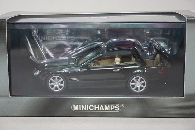 1:43 MINICHAMPS 400032032 Mercedes Benz SL Klasse 2001 Black