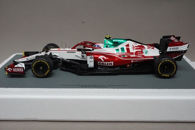 1:18 SPARK 18S603 Alfa Romeo Racing ORLEN C41 Italian GP 2021 #99