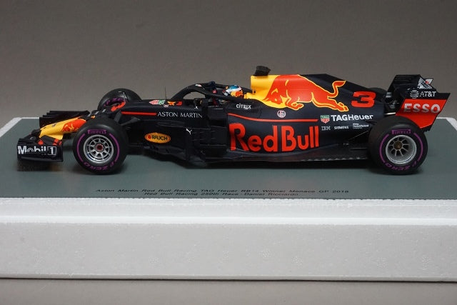 1:18 SPARK 18S351 Aston Martin Red Bull Tag Heuer RB14 Monaco GP 2018 #3 Daniel Ricciardo