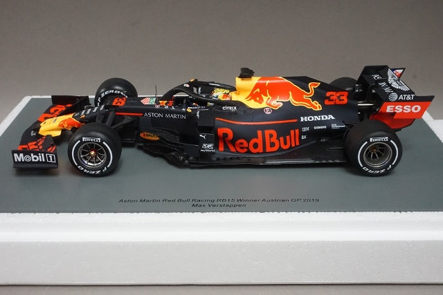 1:18 SPARK 18S463 Aston Martin Red Bull RB15 Austrian GP 2019 #33 M.Verstappen