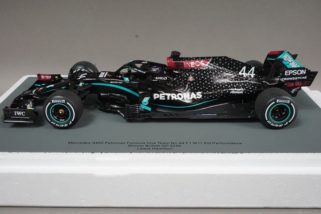 1:18 SPARK 18S483 Mercedes AMG F1 W11 EQ Performance British GP winner 2020 #44 Lewis Hamilton