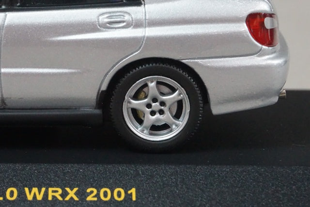 1:43 ixo MOC002 Subaru Impreza 2.0 WRX 2001 Silver