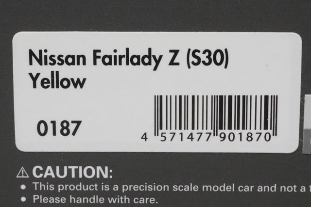 1:43 ignition model IG0187 Nissan Fairlady Z (S30) Yellow