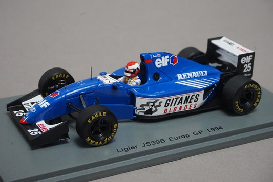 1:43 SPARK S7404 Ligier JS39B European GP 1994 #25 Johnny Herbert