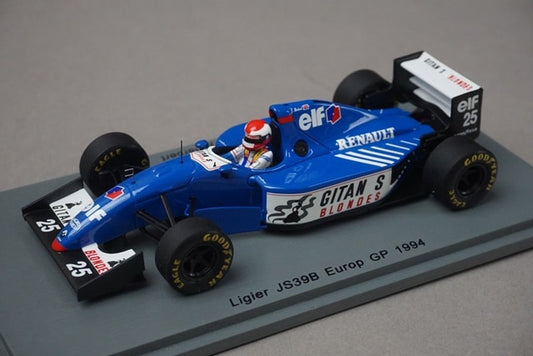 1:43 SPARK S7404 Ligier JS39B European GP 1994 #25 Johnny Herbert model car