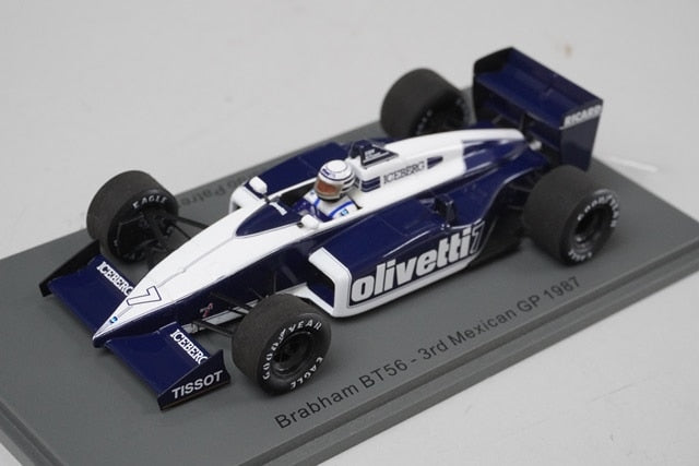 1:43 SPARK S7106 Brabham BT56 Mexico GP 1987 #7 Riccardo Patrese model car