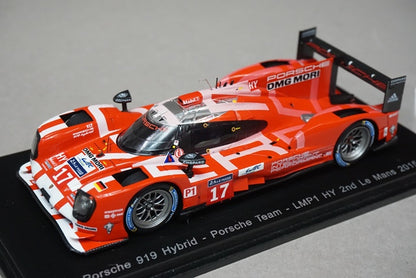 1:43 SPARK S4638 Porsche 919 Hybrid LMP1 HY LM 2nd 2015 #17