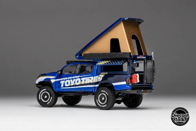 DTG0013-TOYO GCD Gaincorp Products 1:64 Toyota Tacoma Camper TOYOTIRES DiecastTalk