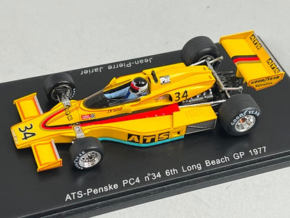 1:43 SPARK S3371 ATS-Penske PC4 Long Beach GP 1977 #34 Jean-Pierre Jarier