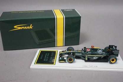 1:43 SPARK S3010 Lotus T127 500th F1 GP European GP 2010 #18 Jarno Trulli