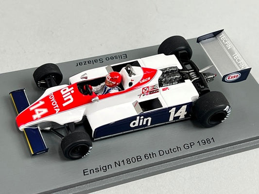 1:43 SPARK S3948 Ensign N180B Dutch GP 1981 #14