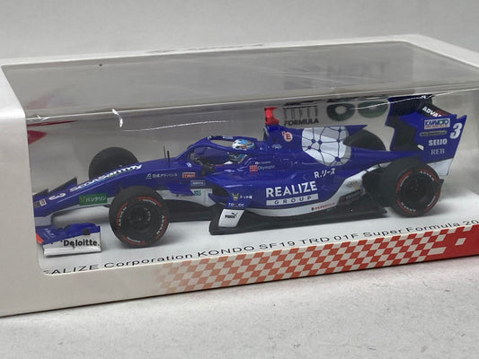 1:43 SPARK SJ112 SF19 KONDO Racing TRD01F Super Formula 2022 #3 Kenta Yamashita