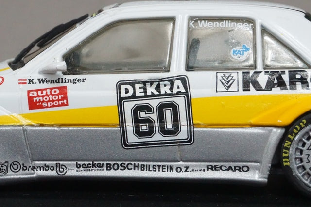 1:43 MINICHAMPS 3130 Mercedes 190 E Evo 2 AMG-Karcher Wendlinger #60