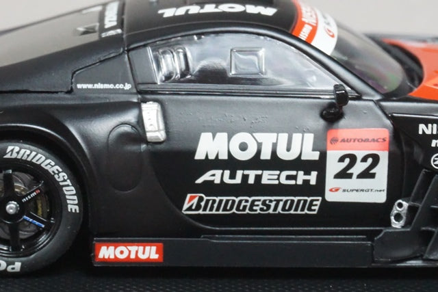 1:43 EBBRO 43793 Nissan MOTUL AUTECH Z Super GT Test Car 2006 #22