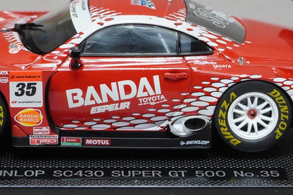 1:43 EBBRO 43904 Lexus BANDAI DUNLOP SC430 Super GT500 #35