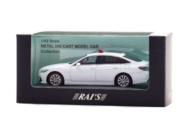 H7432207 RAI'S 1:43 Toyota Crown (ARS220) 2022 Express way patrol Police Vehicle (Undercover White)