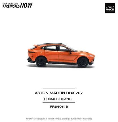 [ Pre-order ] PR640148 POP RACE 1:64 ASTON MARTIN DBX 707 COSMOS ORANGE