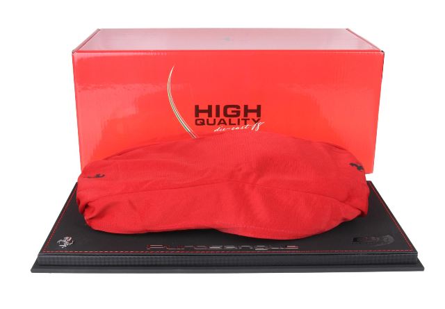 [ Pre-order ] HE180052BDIE BBR 1:18 Ferrari Purosangue Full open - Rosso Magma Luxury Pack *Clear case included
