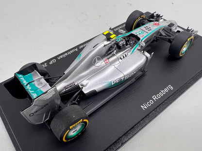 1:43 Spark S3087 Mercedes F1 W05 Australian GP Winner 2014 #6 N. Rosberg