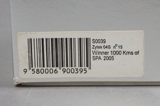 1:43 SPARK S0039 Zytek 04S 100km SPA winner 2005 #15