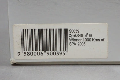 1:43 SPARK S0039 Zytek 04S 100km SPA winner 2005 #15