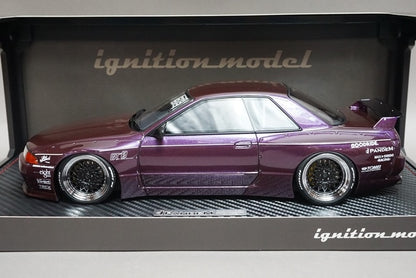 1:18 ignition model IG1275 Nissan PANDEM GT-R (BNR32) Midnight Purple