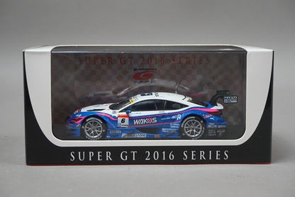 1:43 EBBRO 45387 Lexus WAKO'S 4CR RC F Super GT GT500 Rd.1 Okayama 2016 #6