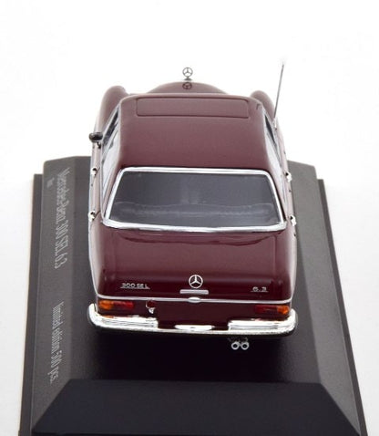 943 039103 MINICHAMPS 1:43 Mercedes 300 SEL 6.3 W109 1968 darkred