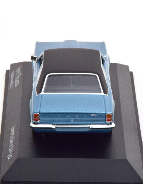 943 081303 MINICHAMPS 1:43 Ford Taunus 1970 bluemetallic/matt.black