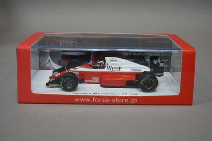 1:43 SPARK TR016 Zakspeed 891 Japan GP 1989 #35 Aguri Suzuki West Forza Special Order