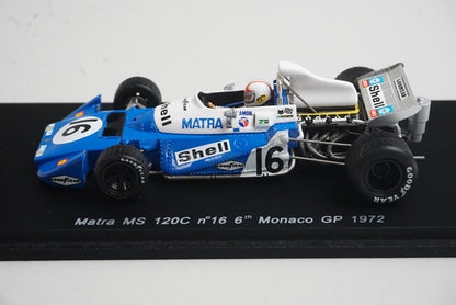 1:43  SPARK S1606 Matra MS 120C Monaco GP 6th 1972 #16 C. Amon model car