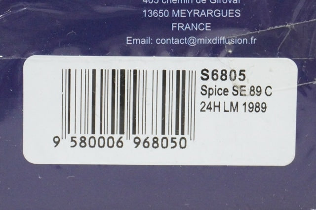 1:43 SPARK S6805 Spice SE89C Le Mans 1989 #21