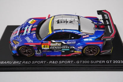 1:43 SPARK SGT085 Subaru BRZ R&D Sport GT300 Super GT 2023 #61