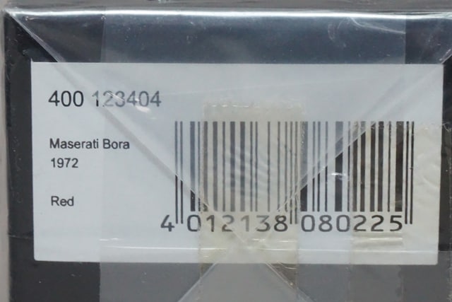 1:43 MINICHAMPS 400123404 Maserati Bora 1972 Red