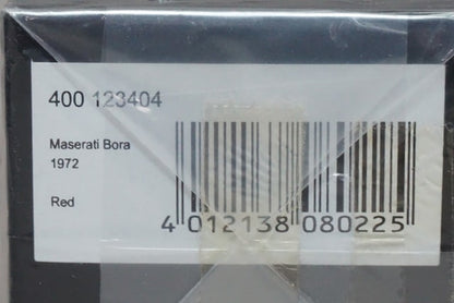1:43 MINICHAMPS 400123404 Maserati Bora 1972 Red