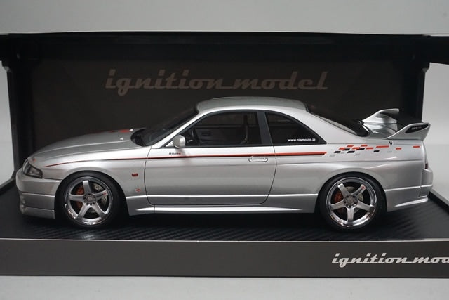 1:18 ignition model IG1840 Nissan Skyline GT-R (BCNR33) V-spec Silver