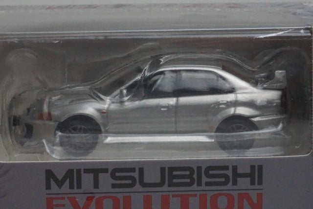 64B0408 BM CREATIONS 1:64 Mitsubishi Lancer Evolution V/VI Silver RHD model car
