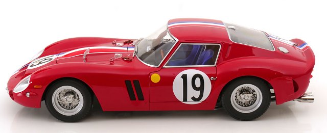 KKDC120125 KK scale 1:12 Ferrari 250 GTO 1962 2nd 24h Le Mans 1962 #19