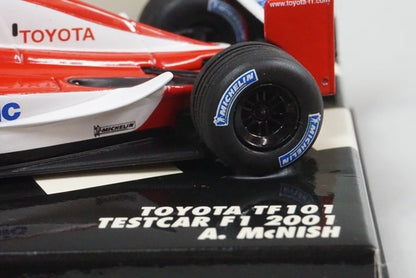 1:43 MINICHAMPS 400010225 Toyota TF101 Test Car F1 2001 A.McNish model car