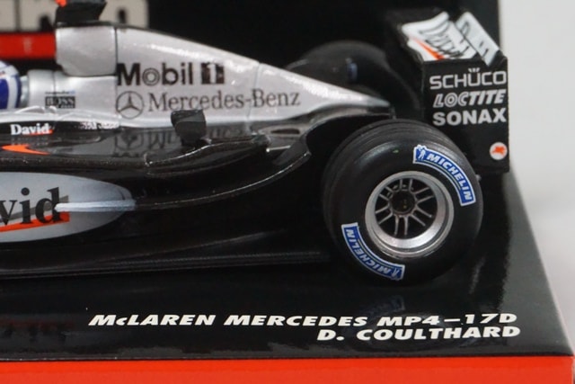 1:43 MINICHAMPS 530034305 McLaren Mercedes MP4-17D #5 D. Coulthard McLaren No.50