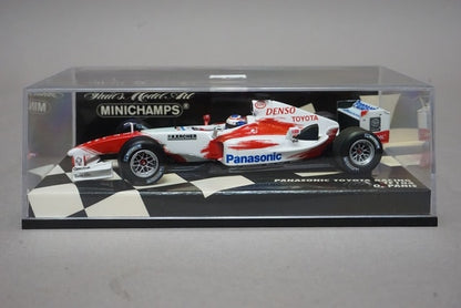 1:43 MINICHAMPS 400040017 Panasonic Toyota Racing TF104 #17 O. Panis avex decal