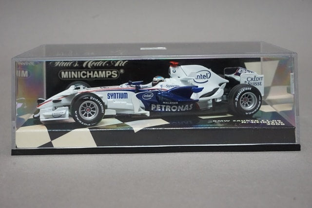 1:43 MINICHAMPS 400080003 BMW Sauber F1.08 2008 #3 N. Heidfeld model car