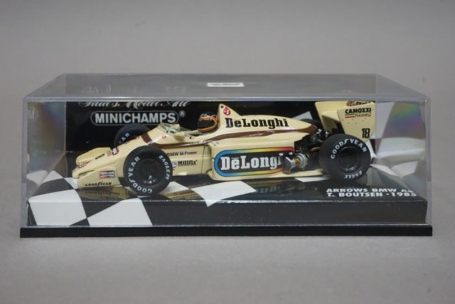 1:43 MINICHAMPS 400850018 Arrows BMW A8 1985 #18 T. Boutsen model car