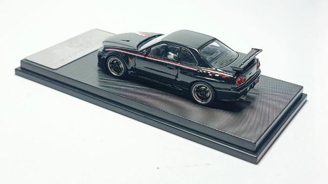 MC640009J MC Model Collect 1:64 Nissan Skyline R34 V-SPEC nismo gloss black