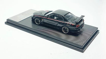 MC640009J MC Model Collect 1:64 Nissan Skyline R34 V-SPEC nismo gloss black