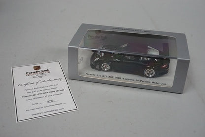 1:43 SPARK SAM050 Porsche Club Custom Porsche 911 GT3 RSR 2008 model car