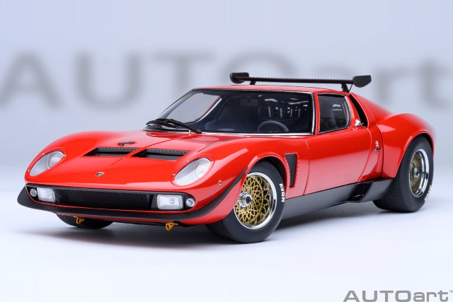 [ Pre-order ] 79171 AUTOart 1:18 Lamborghini Miura SVR Jota Red