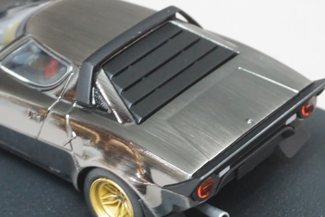 1:43 HPI 8221 Lancia Stratos HF Black Metal Polish model car