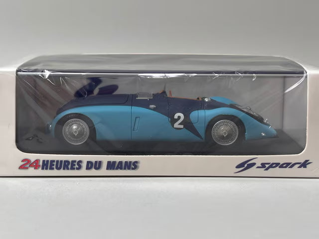 1:43 SPARK 43LM37 Bugatti 57 G LM Winner 1937 #2 model car