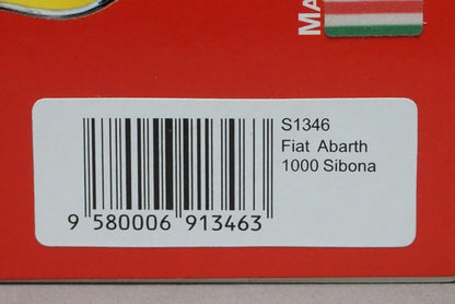 1:43 SPARK S1346 Fiat Abarth 1000 Sibona model car